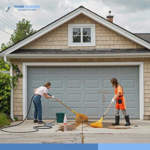 Garage Cleaning - Medium 2 car (Cleaning cobwebs, vacuum and mop)